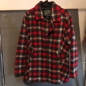 Woolwrich plaid jacket